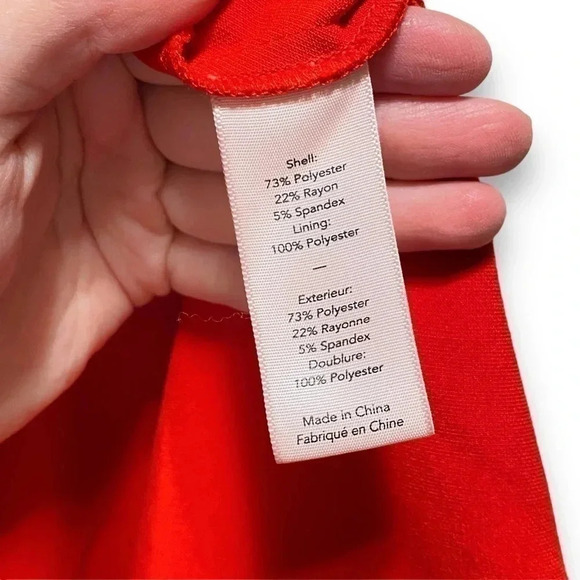 LIKELY Revolve Ashland Red Halter Neck Mini Dress Fit & Flare Size 6 - Picture 9 of 10